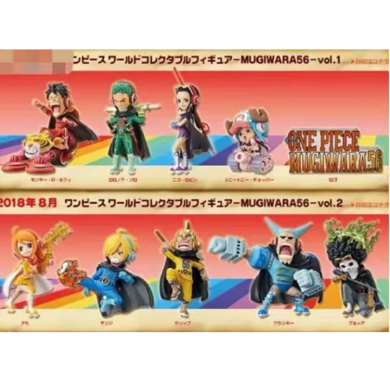 Echt Bandai EEN STUK Wcf MUGIWARA 56 Luffy Anime Actiefiguren Model Figuur Speelgoed Collectible Cadeau voor Speelgoed Hobby Kinderen