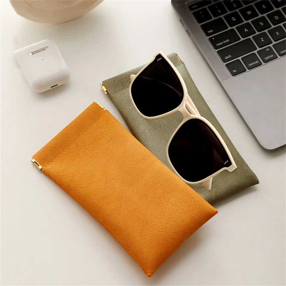 Glasses Storage Texture Mens And Womens 18×9cm Skin-friendly Flannel Storage Bags Sunglasses Storage Case Cortex Comfortable