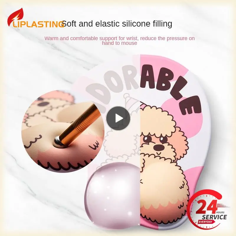 Wrist Support Mouse Pad Environmentally Friendly Silicone Cute And Creative Soft And Comfortable High Quality Non-slip Mouse Pad