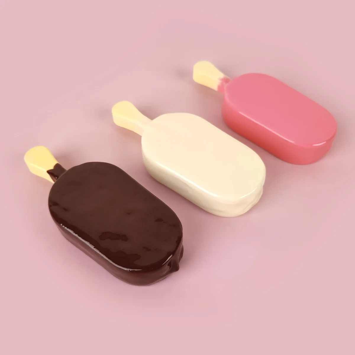 Künstliche Lebensmittel-Dekorationen: Eis am Stiel, Eiscreme, Dessert, Kuchen - Niedliche Süße DIY-Deko für Feiertage, Fotografie-Requisiten und Geschenke – Detail 3