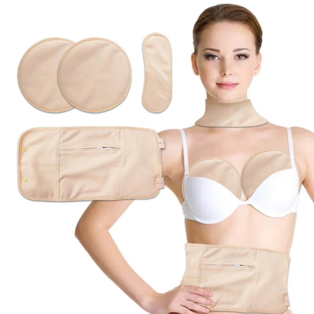 

Пакеты с касторовым маслом, многоразовые пакеты с касторовым маслом из органического хлопка с регулируемым эластичным ремешком, компрессионные пакеты с касторовым маслом для тела