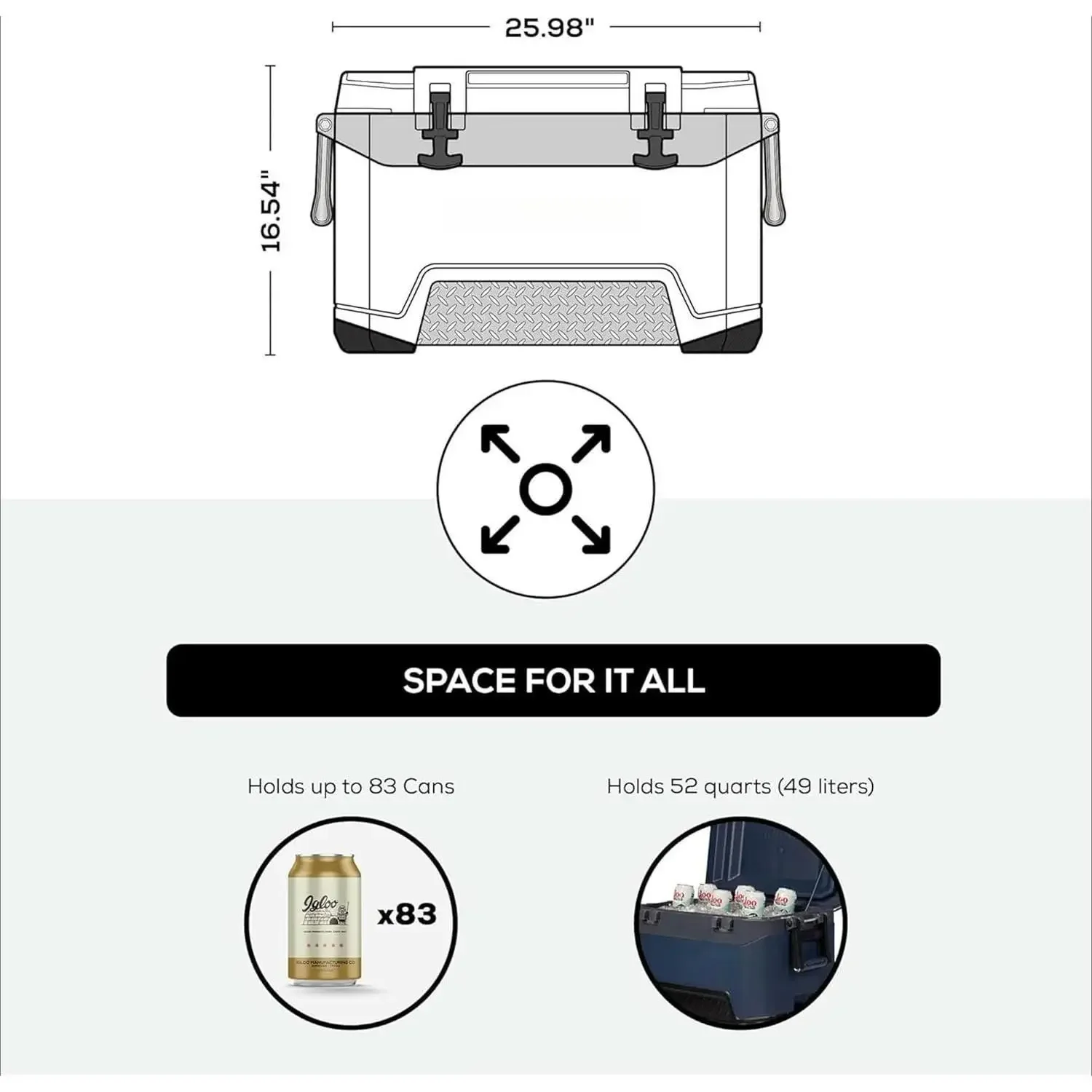 مبردات YC-Hard (25-72QT) مبرد محمول - تخييم - حفلة - عشاء - حفلة الباب الخلفي #2