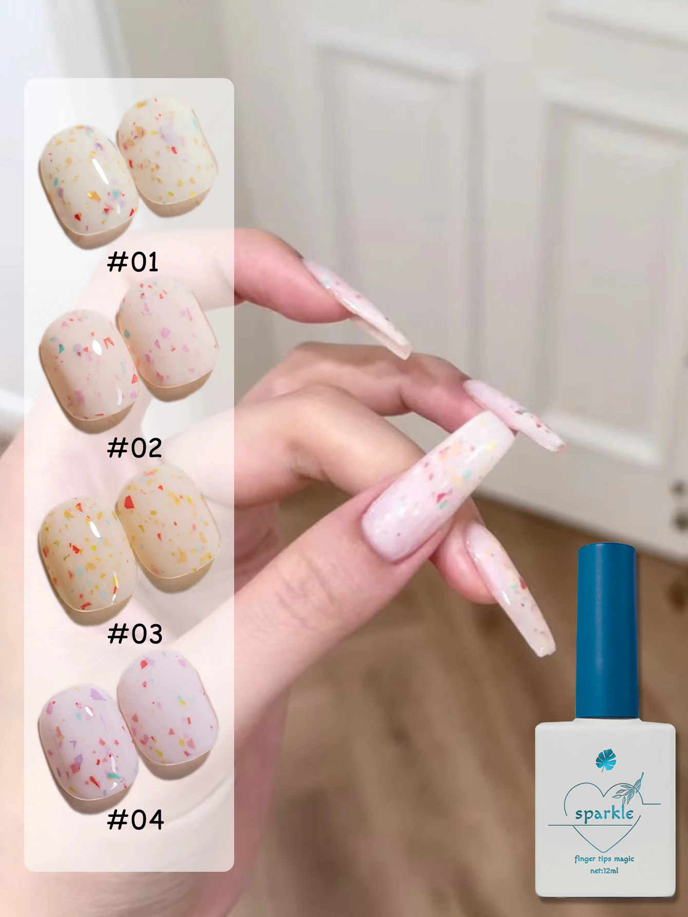 1-4 SZT. 12ml Żelowy Lakier do Paznokci Jogurtowy Lodowy Żółty Lakier Żelowy Soak Off UV LED Lakier Żelowy Półtrwały do Salonów