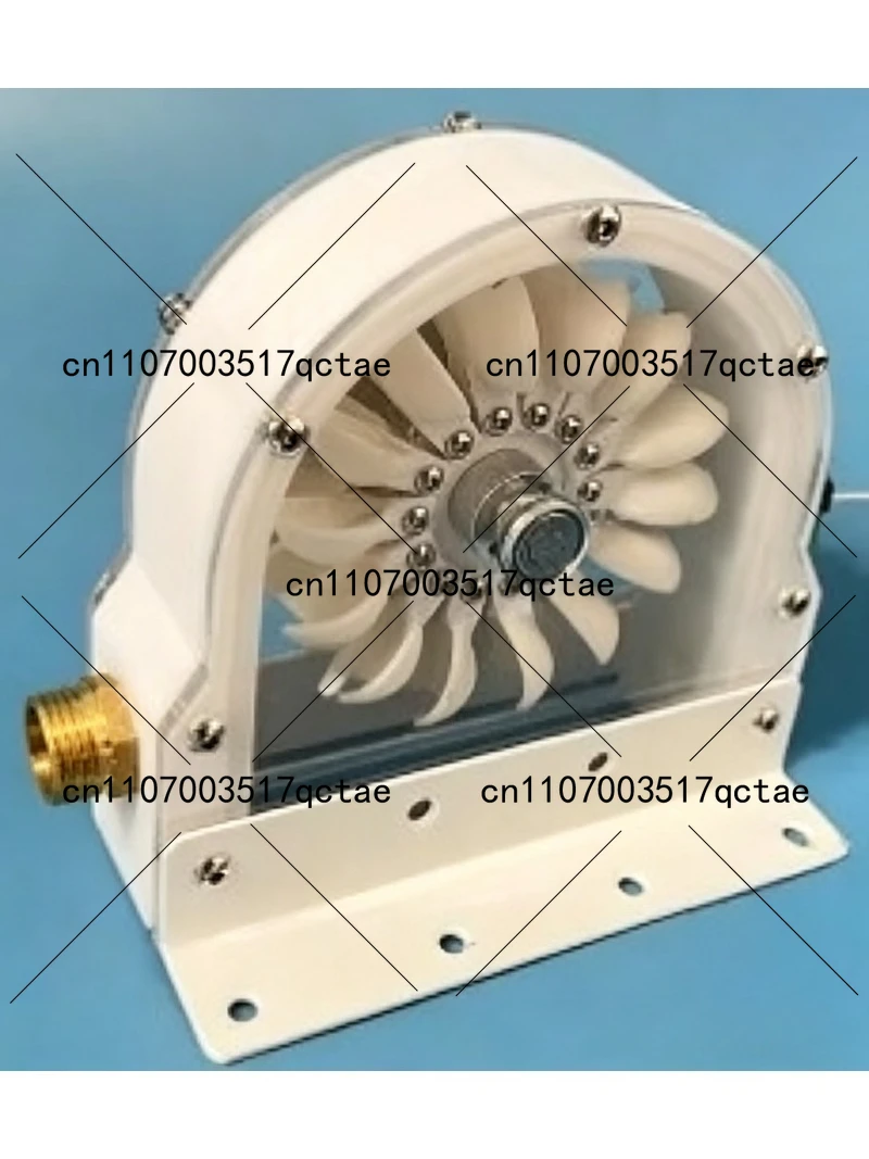 DIY Hydroelectric Generator Water Wheel Pelton Turbine Disc Type Ironless Generator for Micro Hydro Power System