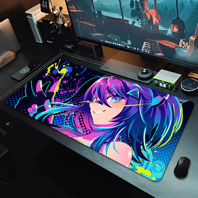 لوحة ماوس كبيرة لعبة V-Vshojo M-Michi Mochievee لاعب لوحة المفاتيح عدم الانزلاق مكتب دراسة مكتب حصيرة الكلمة حصيرة الكمبيوتر السجاد لوحة الماوس
