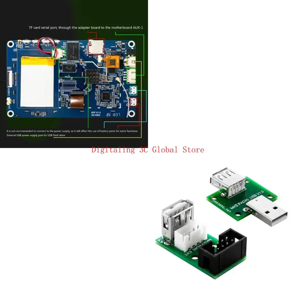 

MKS Pad45 4.5inch LCD Screen Display Tablet Printer Capacitive Screen Tablet Model Library Remote Accessories