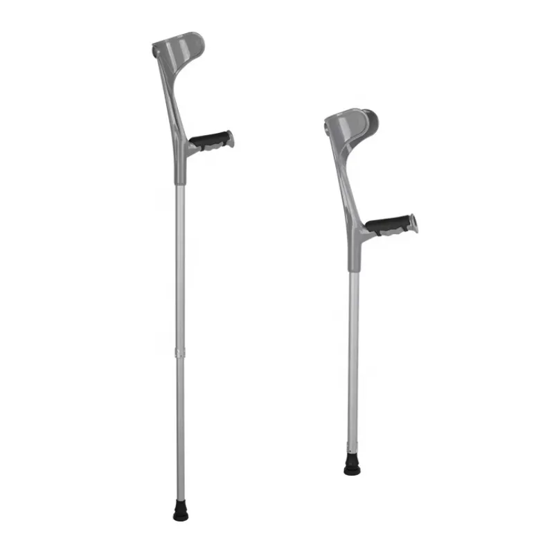 

Medical Comfortable Adjustable Aluminum Forearm Walking Ultra-light Elbow Crutches for Elderly People Cane