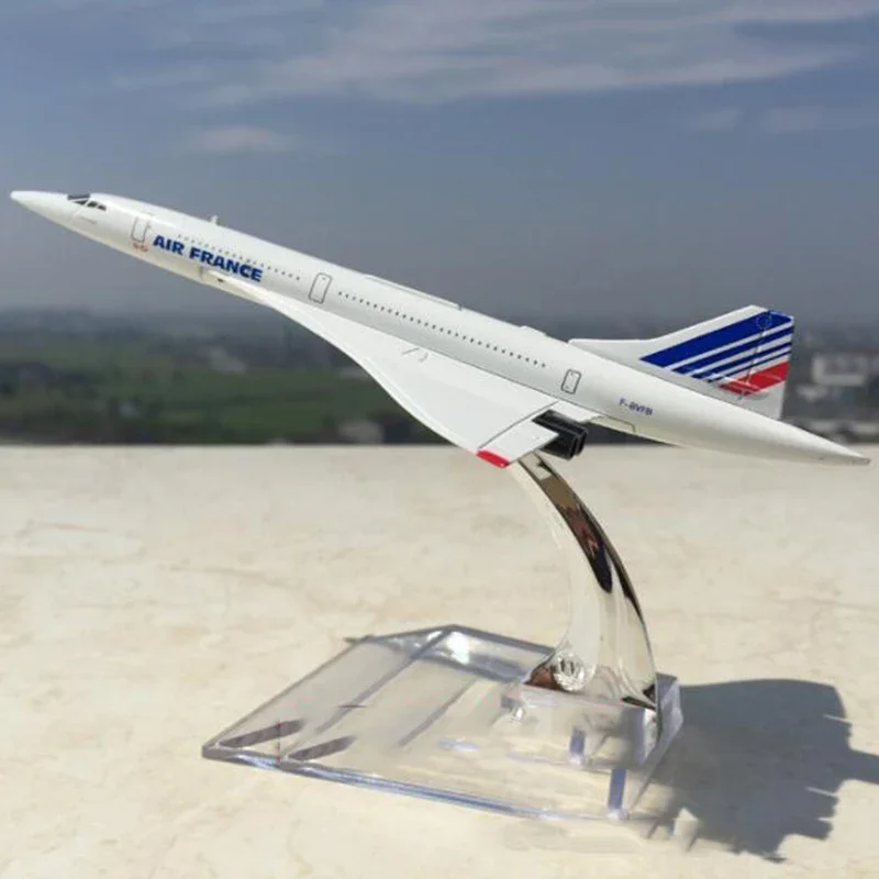 1:400 Concorde Air France British 1976-2003 Airline Model Alloy