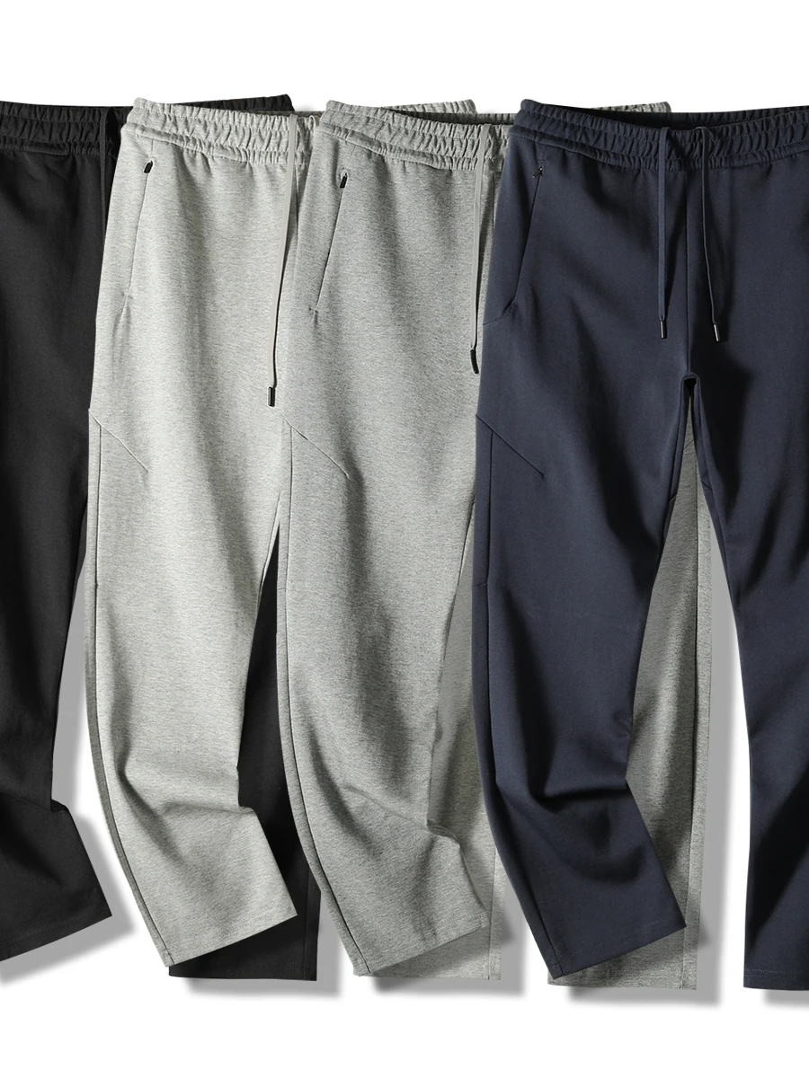 

Men's Casual Sports Pants Straight Leg Simple Belted Breathable Sweatpants Ci Outdoor Sle Cotton Polyester Blend