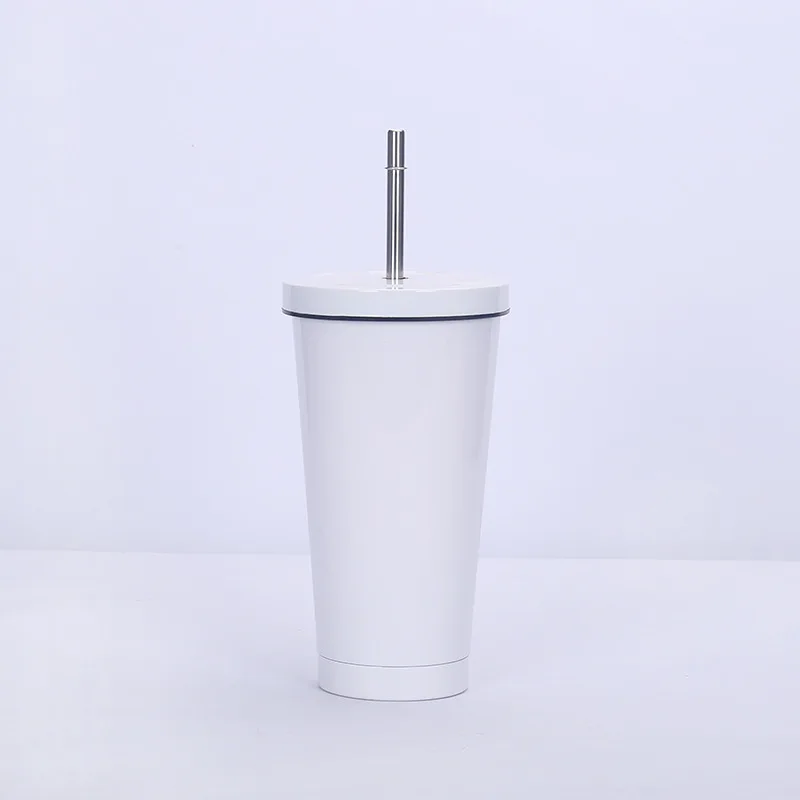 Free Shipping 4 Pcs/Lot Sublimation Blank Stainless Steel Straight Tumblers For Home Use