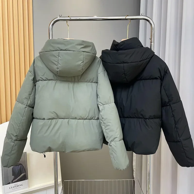 Women's Winter Vintage Hooded Pockets Cotton Parkas Jackets Very Warm Thick New in Coats Female Outerwear Streetwear Clothes