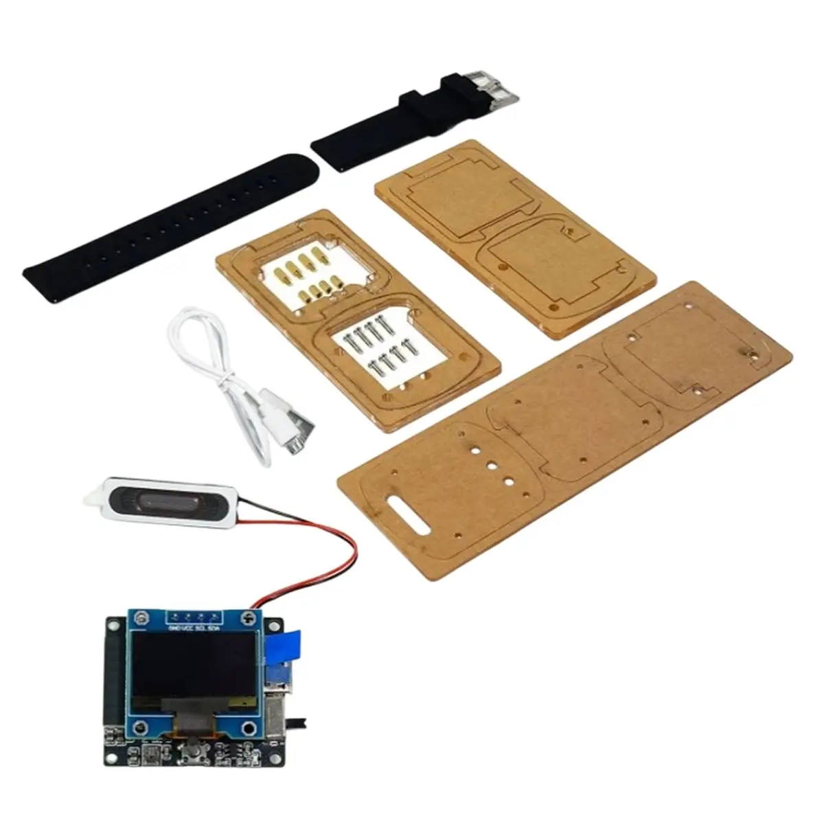 A86G For Xiaozhi AI Electronic Voice Watch Kit Artificial Intelligence Conversation N16R8 Development Board
