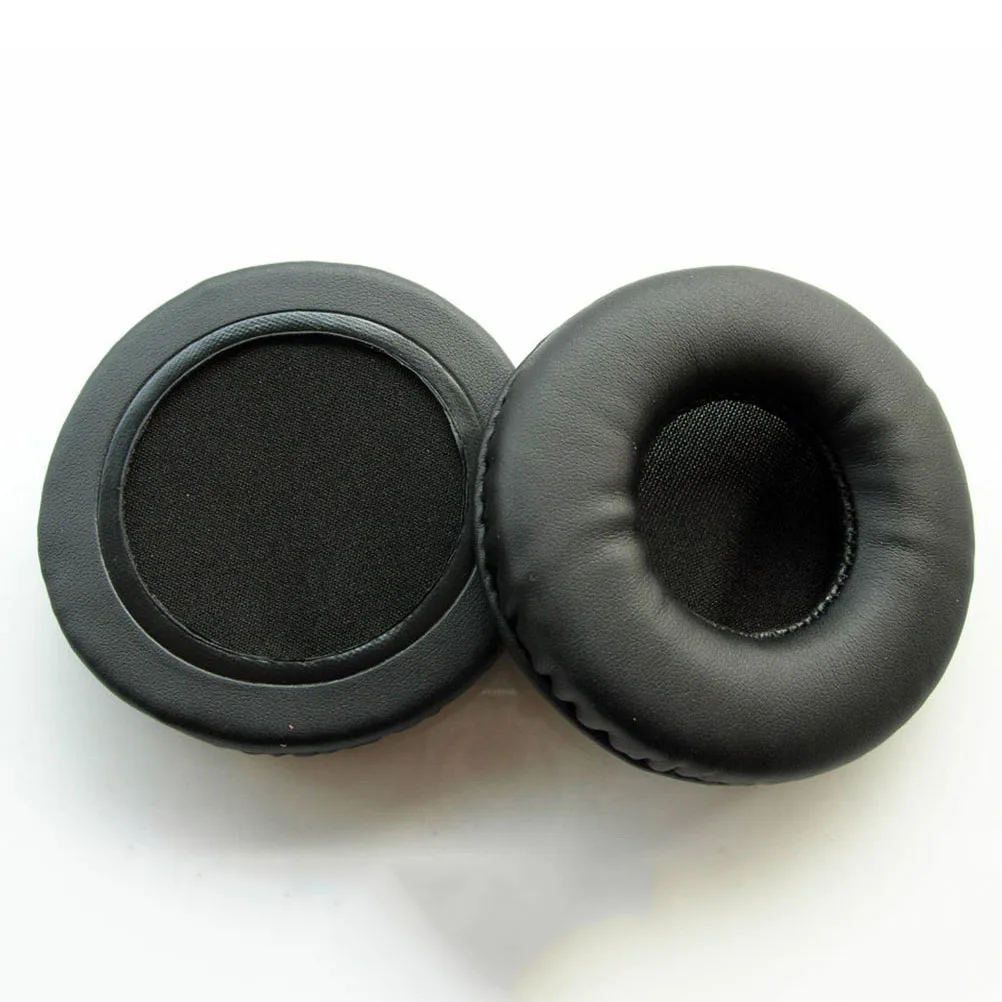 2pcs Round Headphone Earpad Replacement 7.5Cm Ear Cushion High Elasticity Sponge For Noise Reduction Sound Upgrade