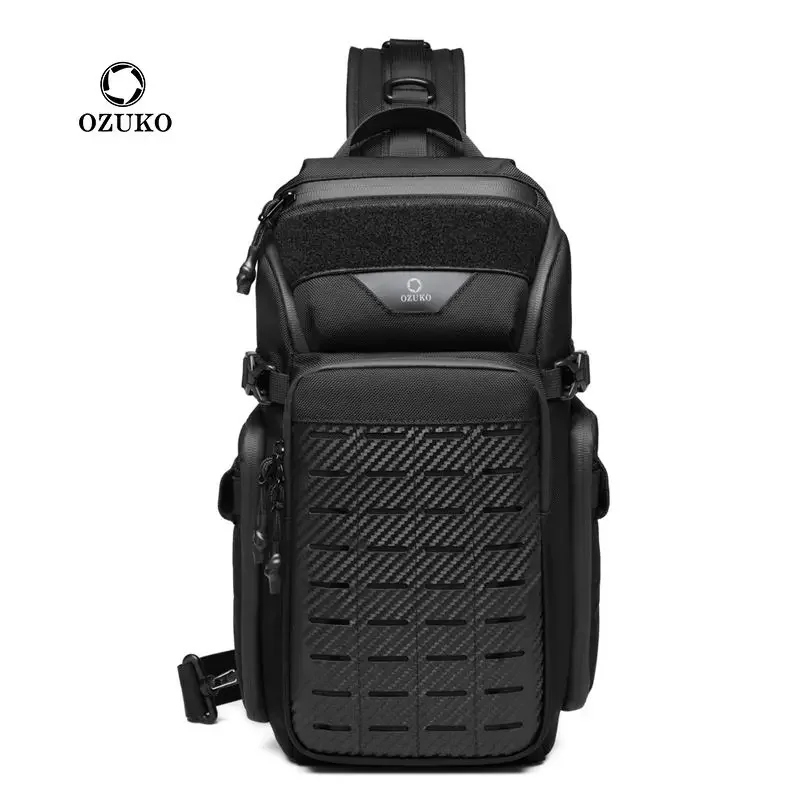 

Men Tactical Sling Bag Waterproof Crossbody Shoulder Bag Outdoor Sports Travel Chest Bag for Hiking Camping Daily Use