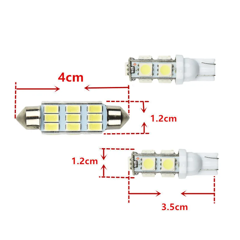 مصابيح إضاءة للقراءة لجيب رانجلر ، بيضاء داخلية ، استبدال القبة ، إضاءة السيارة ، موديلات JK ،-1.2 ، 3