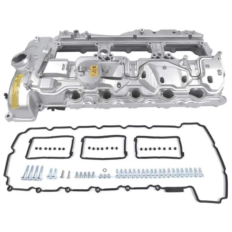 AP03 11127570292 ALUMINUM Valve Cover W/ Gasket & Cap for BMW 135i 335i 535i 640i 740i X3 X5 N55