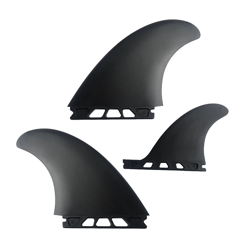 1 Set Surf Fins Surfboard Fibreglass Fin MR Twin Fins For Single Tab Surf Boards Shortboard