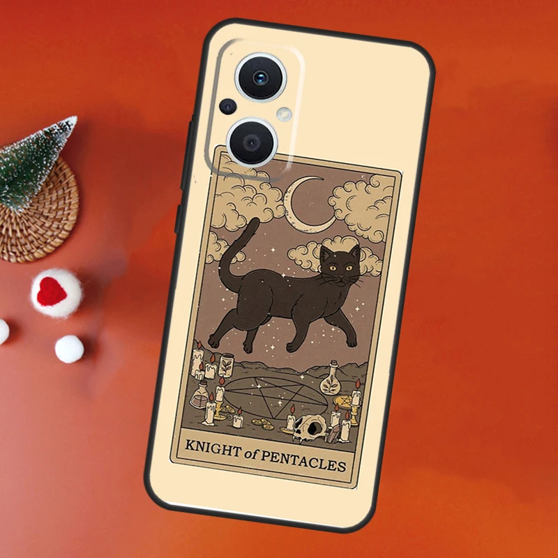 The Empress Tarot Cat Art Print Case For OPPO Find X5 X6 X8 X9 Pro OPPO Reno 8T 7 8 Lite 13F 14F 12F 11F 10 13 14 Pro Cover