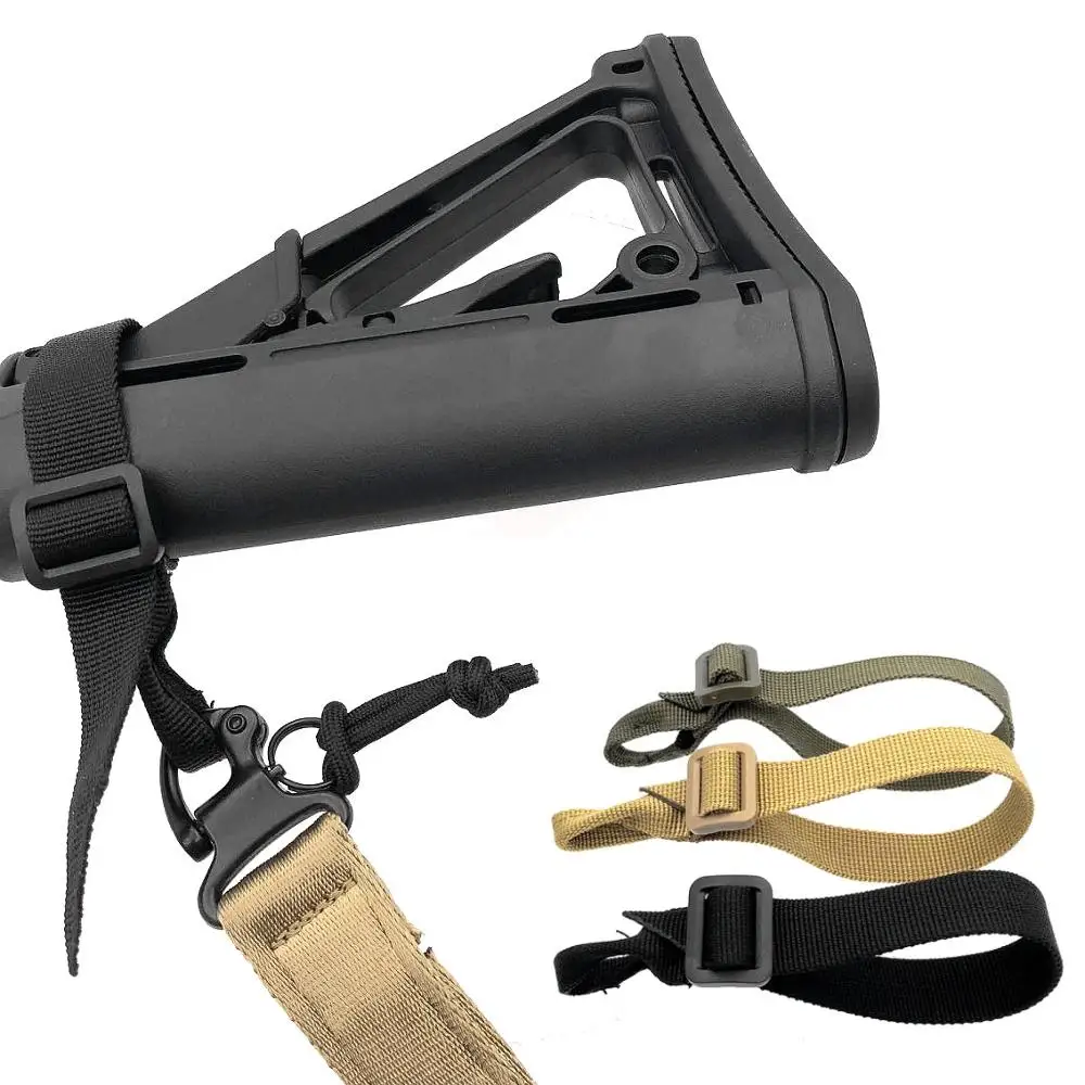 Outdoor Rifle Buttstock Sling Gun Rope Strapping Belt Hiking Hunting Accessories Gun Strap