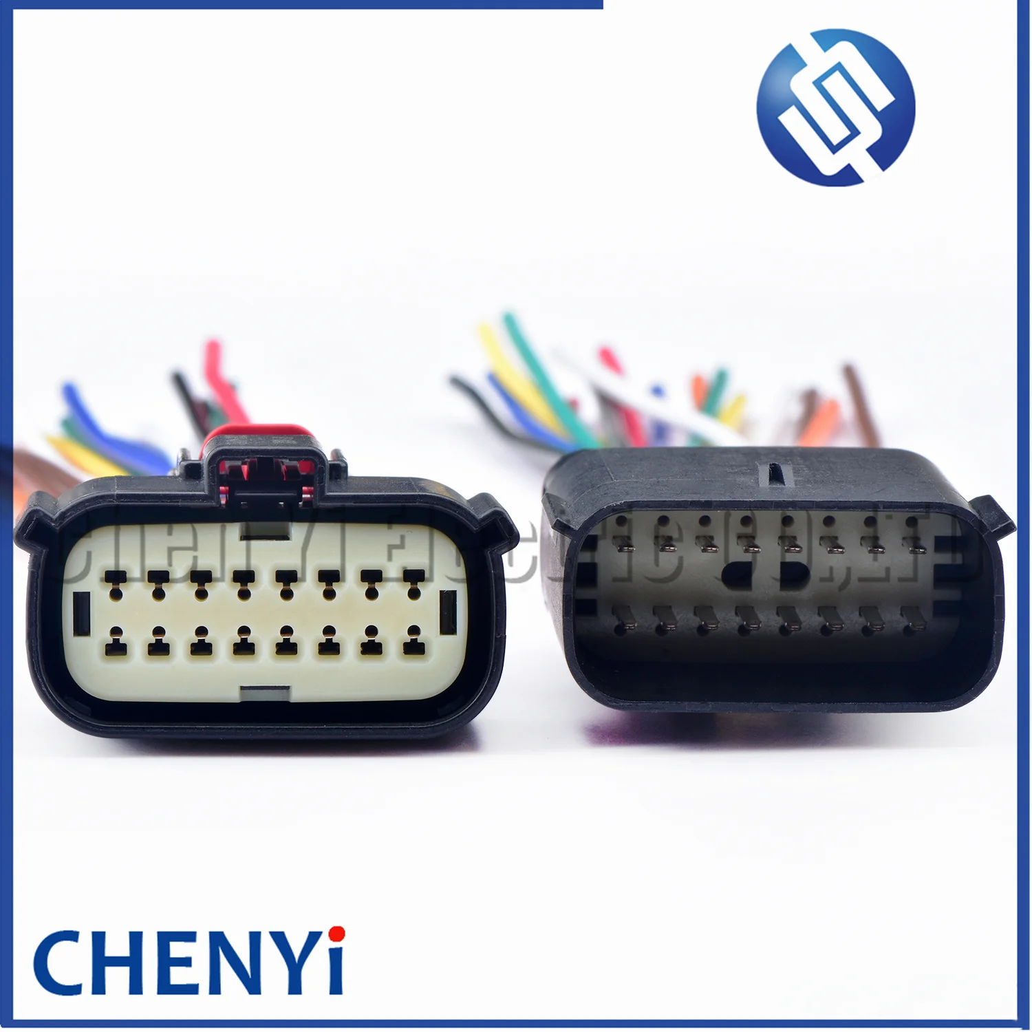 16 Pin Headlight Socket Automotive Lamp Light Connector For Ford Focus Mondeo EDGE Fiesta 33472-1740 33472-1601 with wire