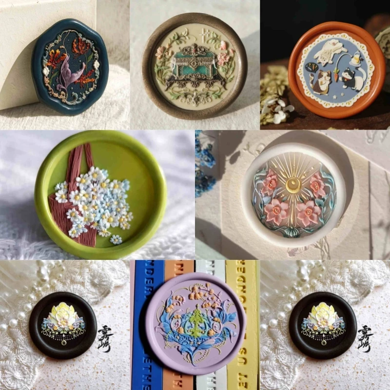 Novo selo de laca de fogo bonito ursinho em forma de coração alívio de arco, cabeça de cobre, selo de convite, carimbo de água-viva grande, cabeça de cobre