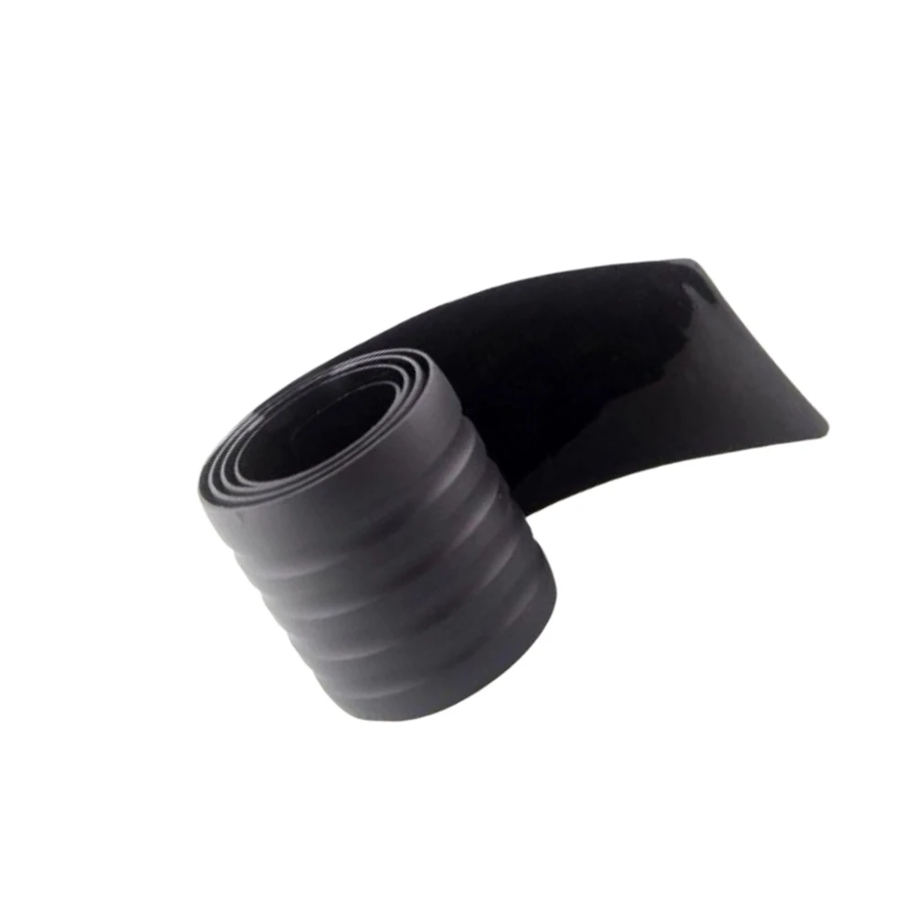 

1pc Car Rear Rubber Guard Universal Bumper Protector Crash Proof Trim Strip Soft Durable Scratch Resistant Adhesive Easy Install