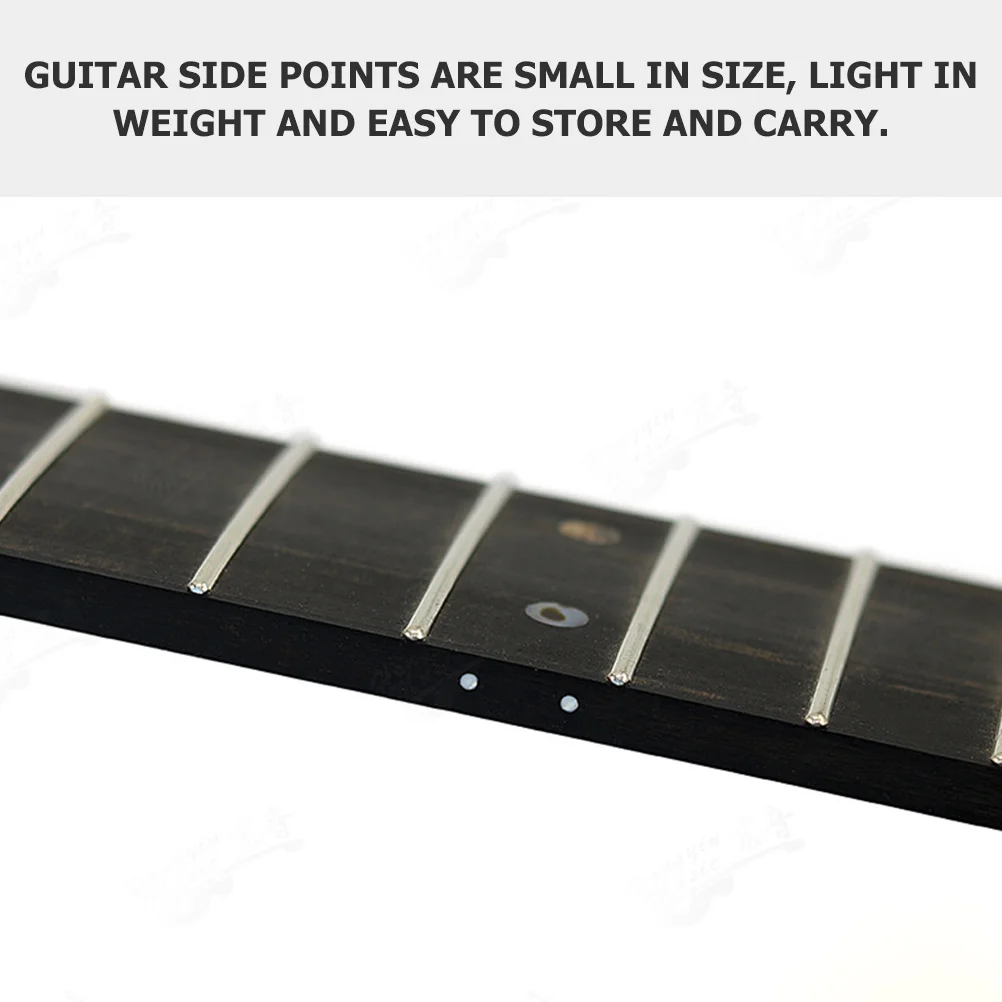 

Guitar Fretboard Side Dot Inlay Markers Sound Post Replacement ABS Material Long Service Life Easy Install Accessories
