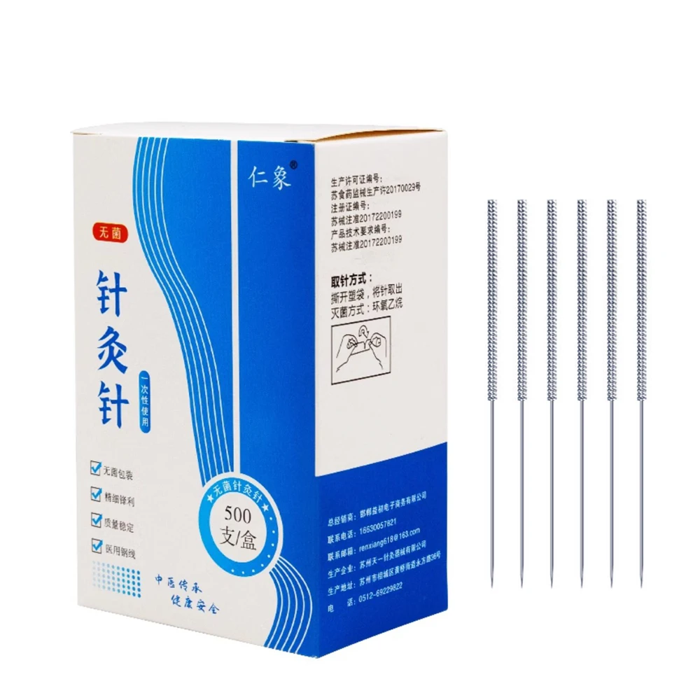 

10 Box=5000 Spring Handle Acupuncture Needle All Size Disposable Sterile Beauty ZhenJiu Gua Sha Body Massager