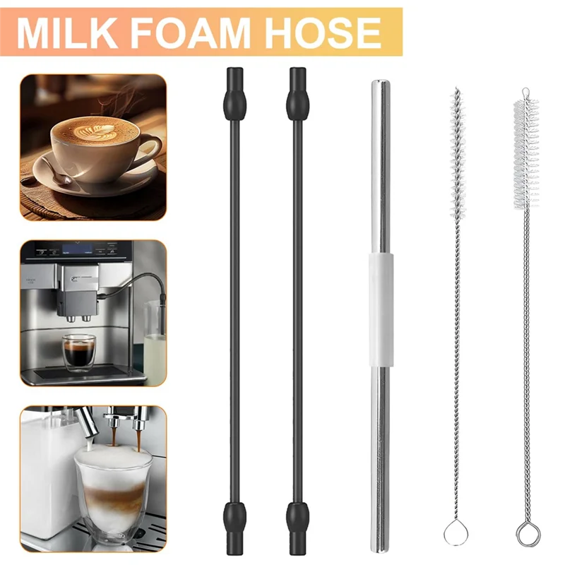 B58B-Automatic Coffee Machine Milk Hose Set For Siemens EQ6/EQ7 And For Veroaroma Fully Automatic Coffe ,Easy To Clean