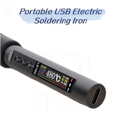 SK-210 245 Electric Soldering Iron USB Rechargeable Portable Adjustable Temperature Ceramic Core 3S Heating Welding Repair Tools