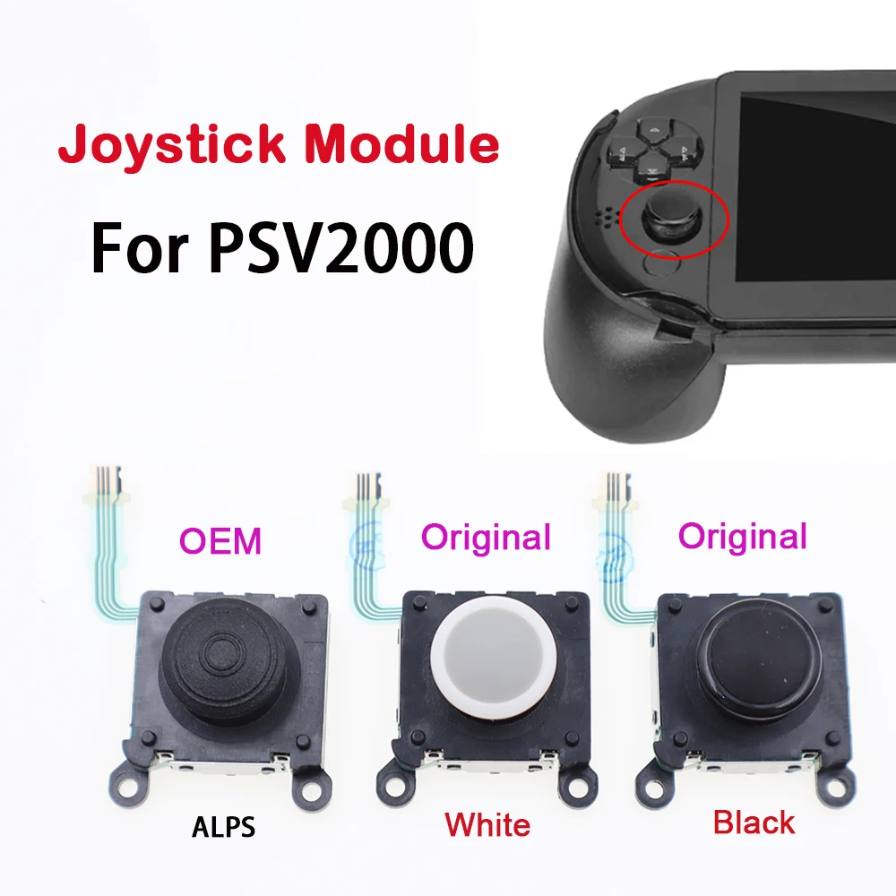 1PC Original & OEM ALPS Left Right 3D Button Analog Control Joystick Module For PS Vita PSV 2000 Game Console