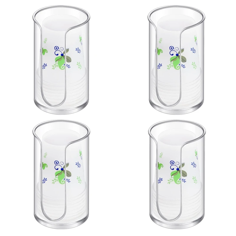 Plastic Disposable Paper Cup Dispenser Holder, Plastic Mouthwash Cups Dispenser Cup Holder For Bathroom Countertops