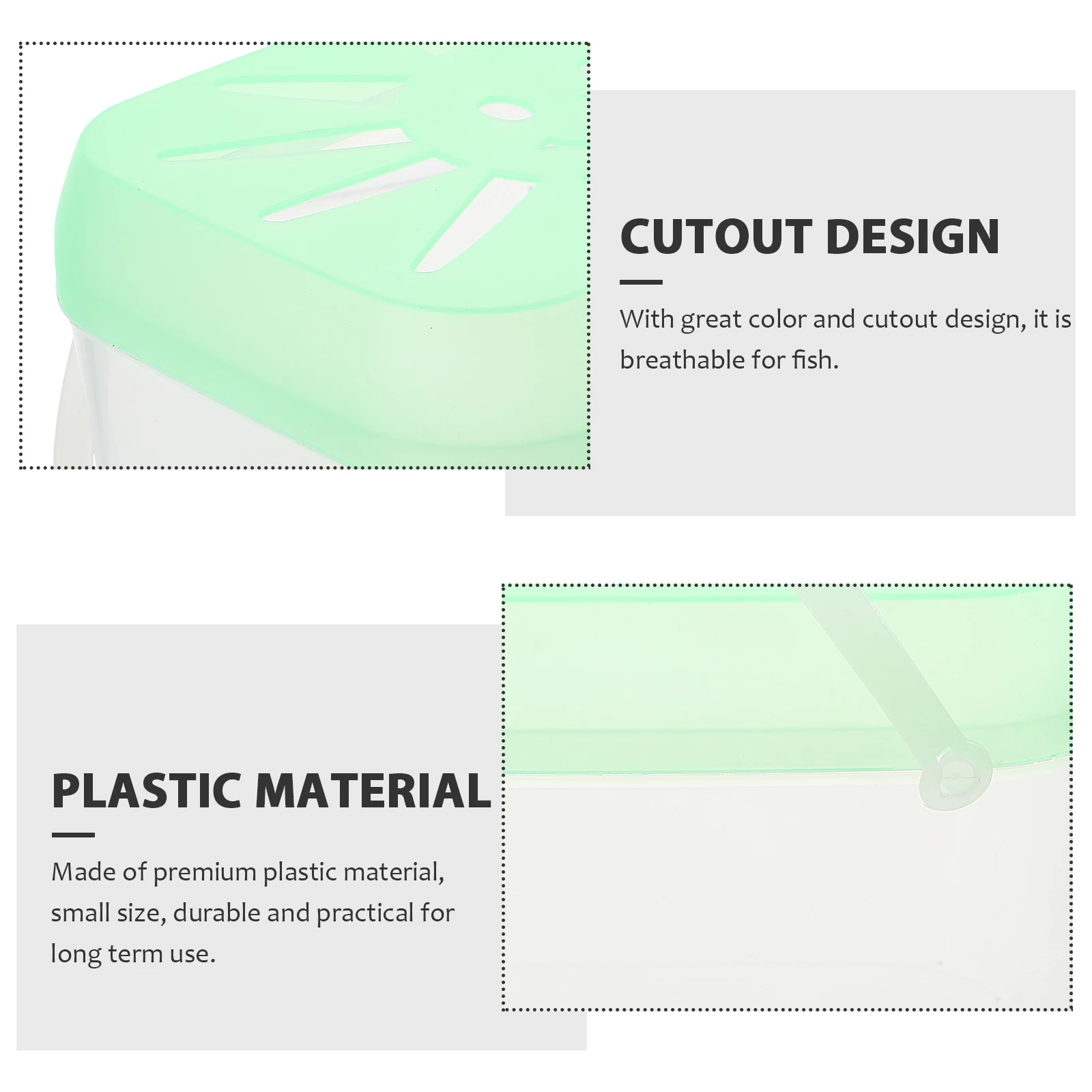 

Portable Transparent Plastic Tank Durable Pp Material Breathable Pet Fish Small Size Cute Fish Bowl For Home Office Decoration