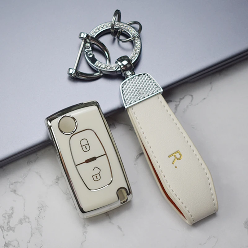 TPU Auto Remote Key Fall Abdeckung Shell Für Citroen Xsara Picasso C5 C6 C8 Für Peugeot 107 207 307 308 407 607 3008 5008 Keyless