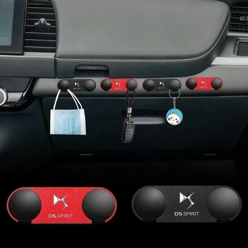 

New Car Sticky Hooks Alloy USB Cable Organizer For DS SPIRIT DS3 DS4 DS4S DS5 5LS DS6 DS7 DS9 WILD RUBIS Auto Goods Accessories