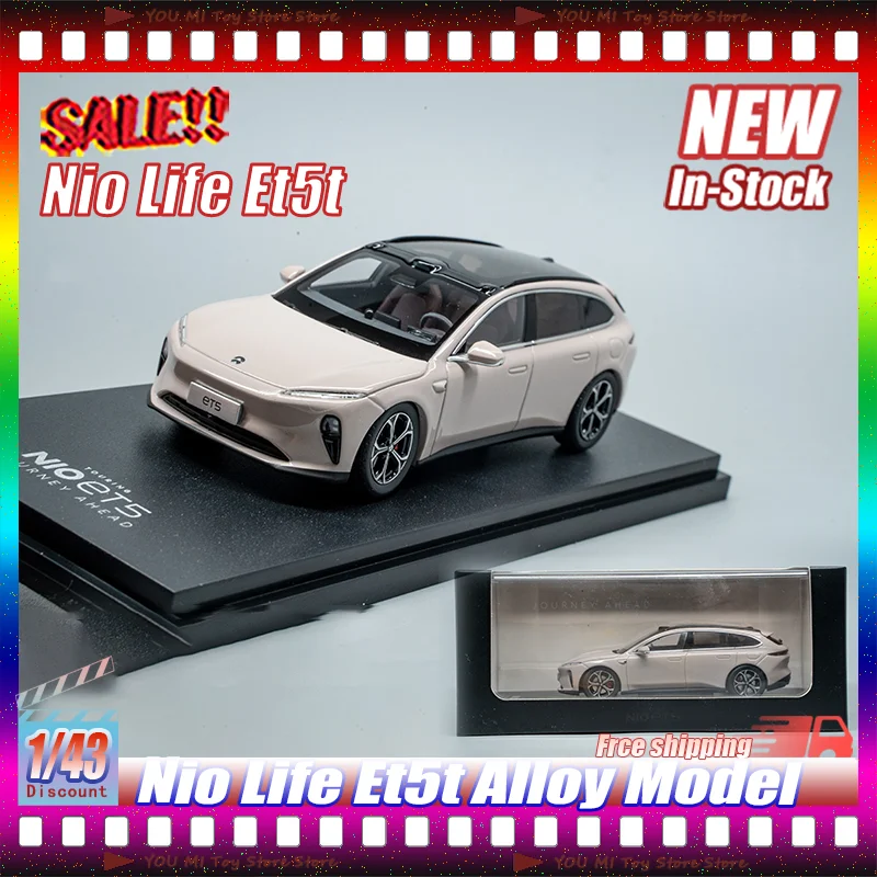 

Масштабная модель автомобиля Nio Life Et5t 1:43, литая под давлением, имитация спортивного автомобиля, коллекционная реплика, игрушка в подарок для автолюбителей, детская игрушка