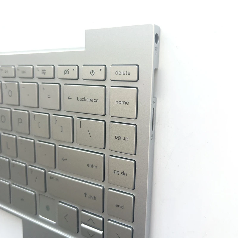 f  new For HP ENVY 13-BA Series Palmrest with Backlit Keyboard Silver L96801-001
