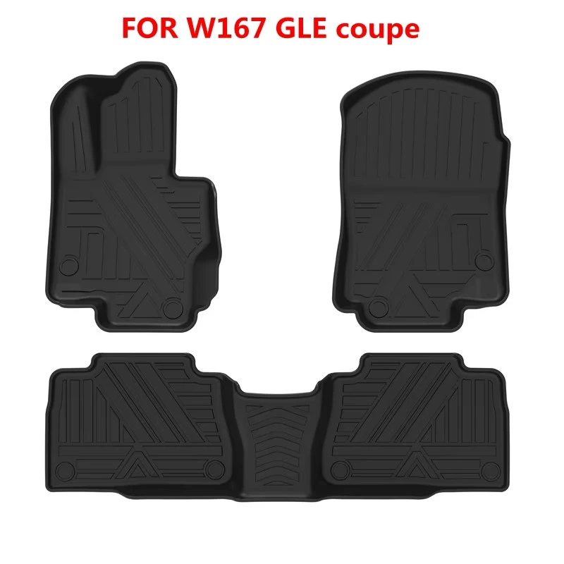 Use for 2019-24 BENZ W167 GLE coupe car carpet custom car All-Weather Fit For W167 trunk mat GLE350 GLE400 waterproof car mat
