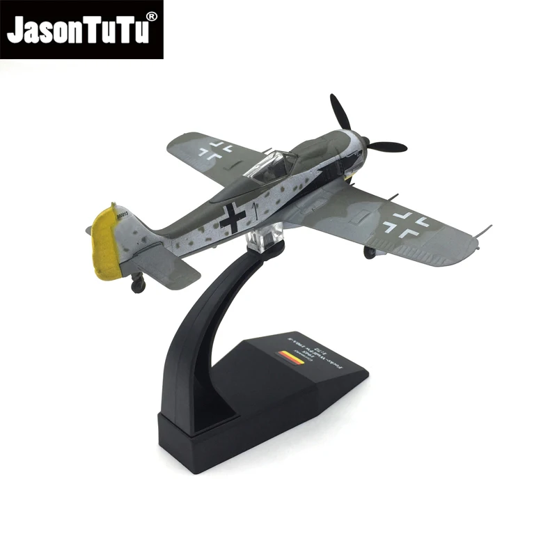 JASON TUTU 1/72 Scale (Focke-Wulf)Fw-190 Fighter Alloy Military Aircraft Model Diecast Metal Model Plane Drop shipping