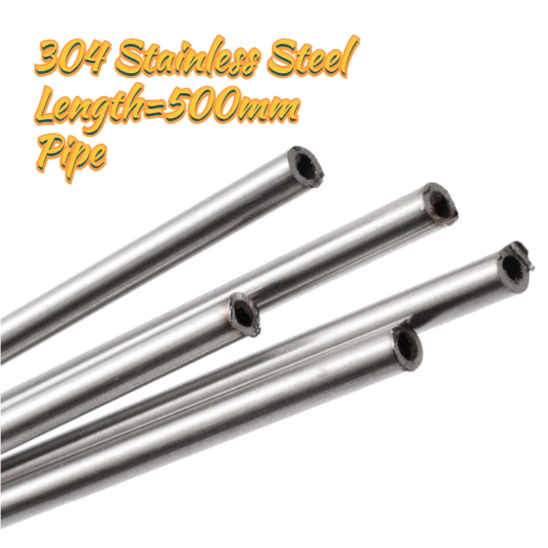 

1pc High Quality 304 Stainless Steel Capillary Steel Tube Seamless Hollow Tube OD 16-30mm Stainless Steel Pipe Can Be Customized