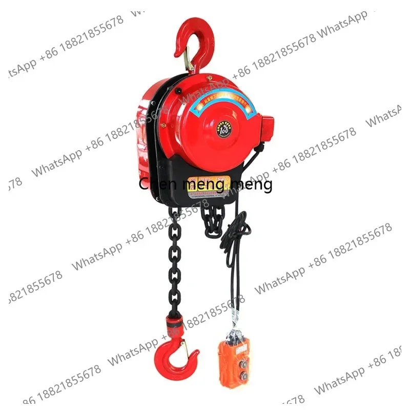 z189 Optimized DHS Series Electric Chain Hoist Lifting Equipment Fixed Hook Small Crane For Industrial Warehouse Construction
