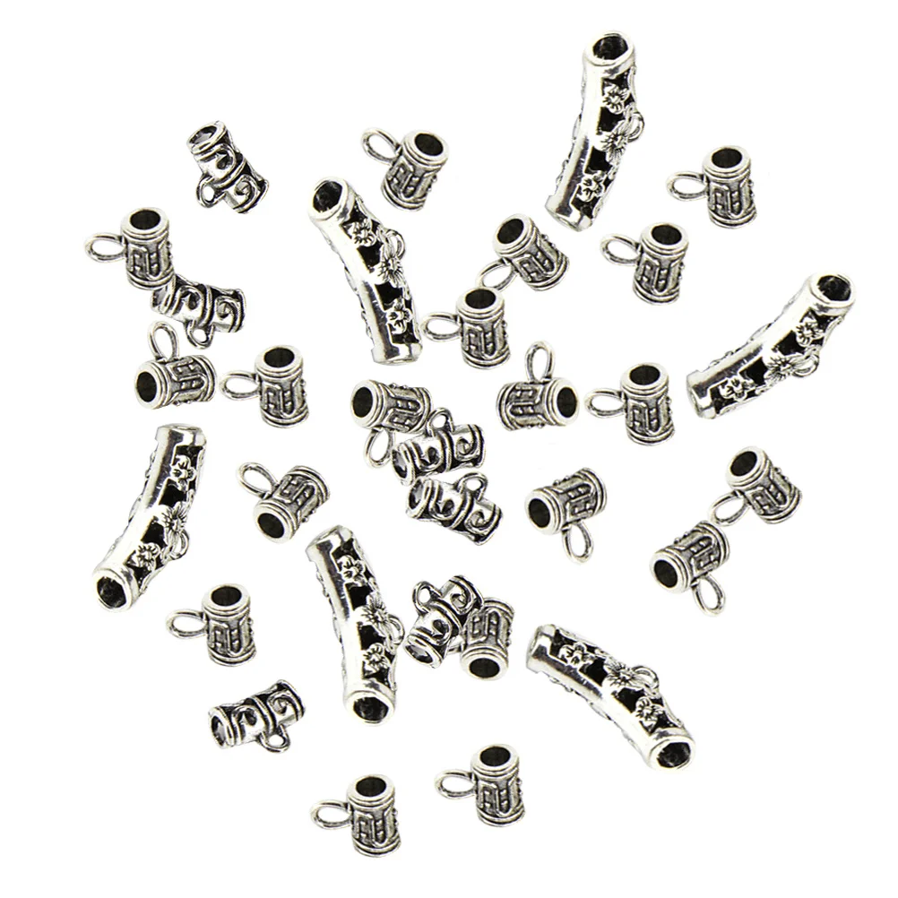 

40 шт. тибетский стиль, винтажные бусины-разделители из сплава, подвески, смешанный дизайн для самостоятельного изготовления ювелирных изделий, браслет, ожерелье, серьги, подвески