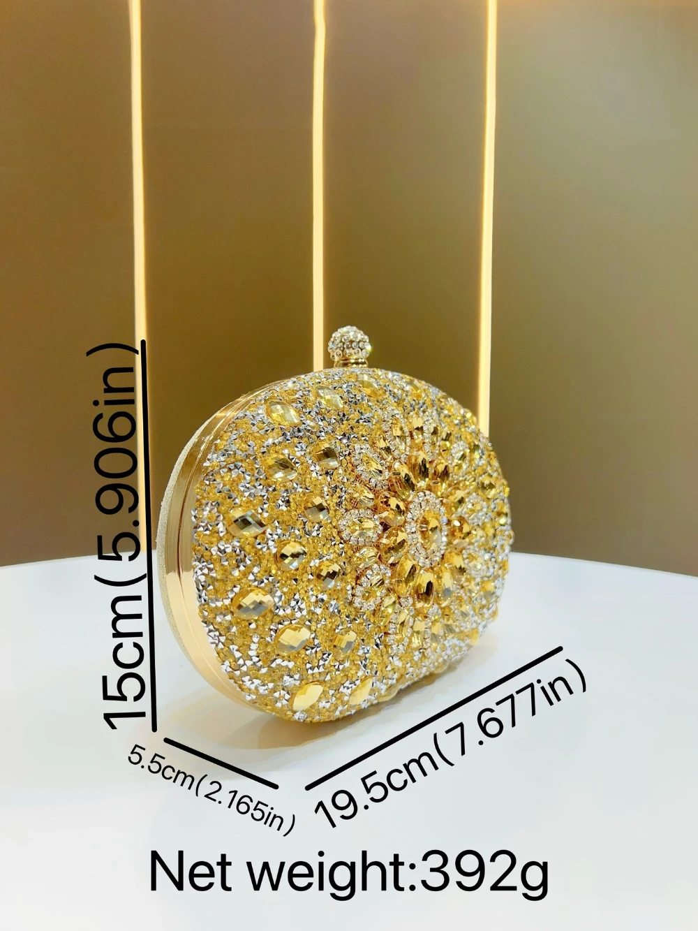 Luxurious Diamond-Encrusted Rhinestone Crossbody Small Handbag Versatile Elegant Women's Fashion Accessory image 6