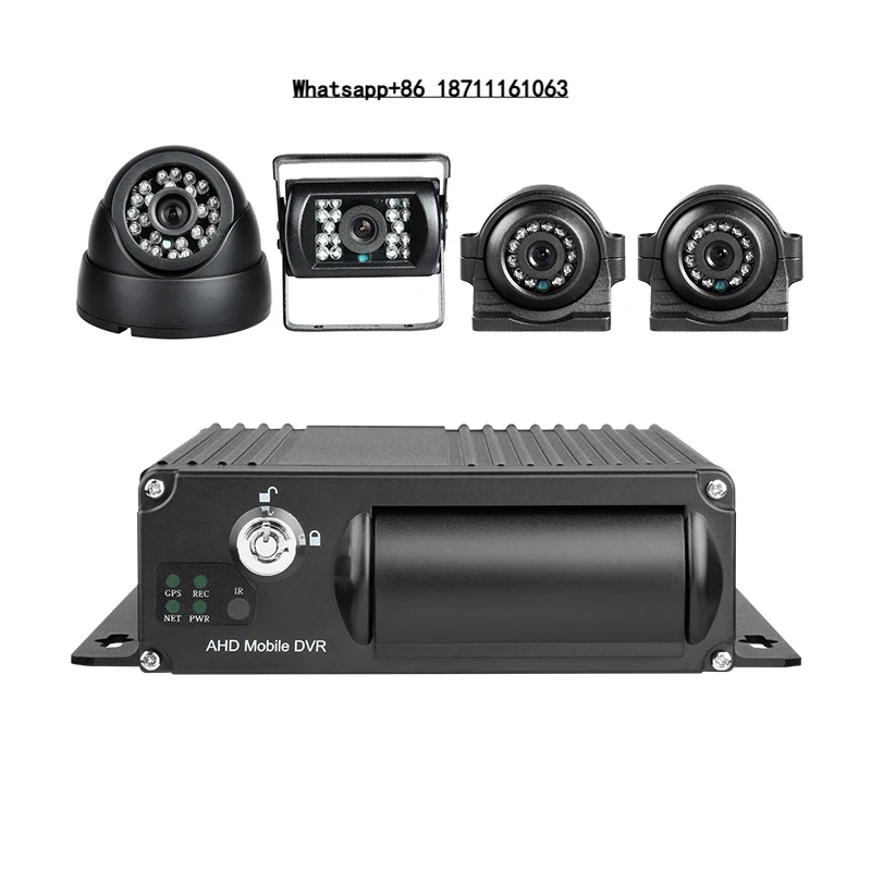 

MDVR Kit 4G 4CH 1080P AHD Mobile Vehicle Car DVR Video Recorder Kit with 4pcs for Truck Bus RV Van