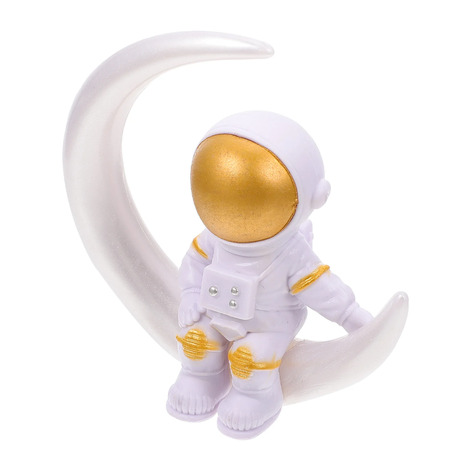 Ornaments Astronaut Model Child Car Toy Moon Statues Pvc Office Desktop Decor Adornment