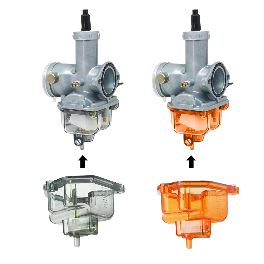 For TMX125 150 200 PZ26 PZ27 PZ30 CG125 CG200 CG250 Motorcycle Clear Float Bowl Oil Cup Transparent Carburetor Bottom Cover
