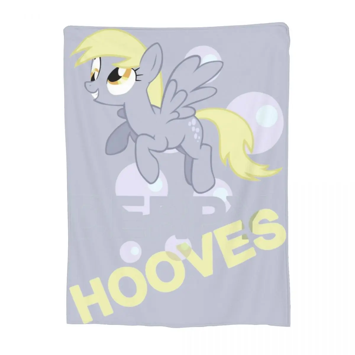 Y2K Muffins Derpy Hooves Blankets Lightweight Thin Fleece Relax Throw Blanket Machine Washable