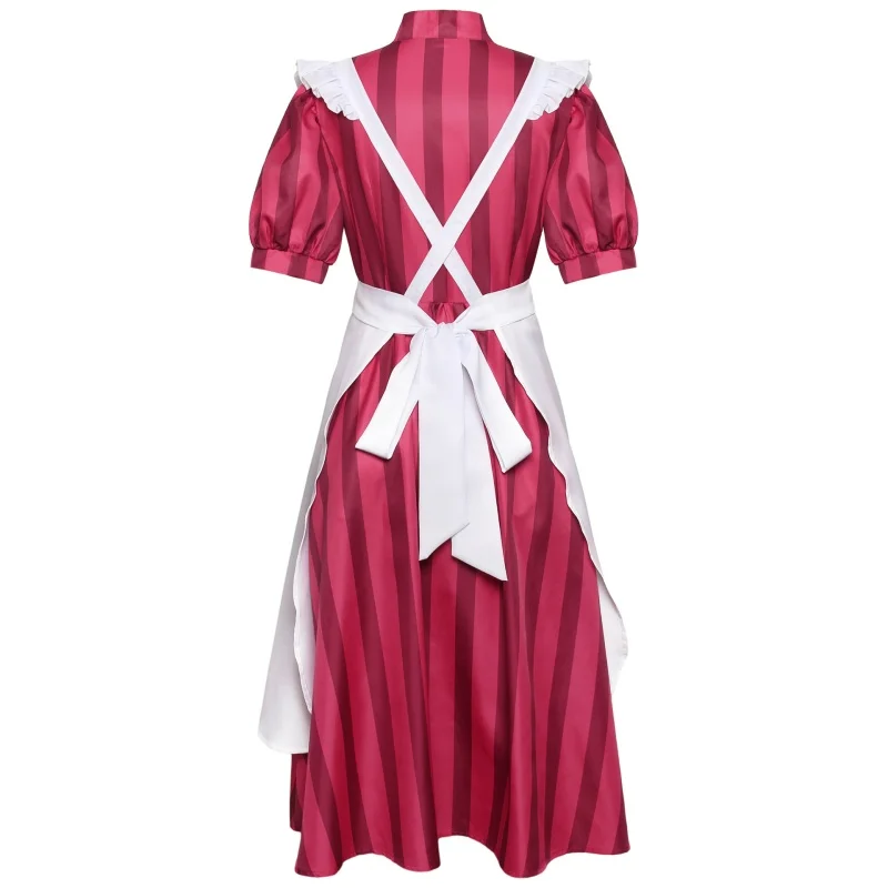 Himi Kiriko Cosplay Costume Maid Dress Uniform Full Set Halloween Carnival Party Play for Girls