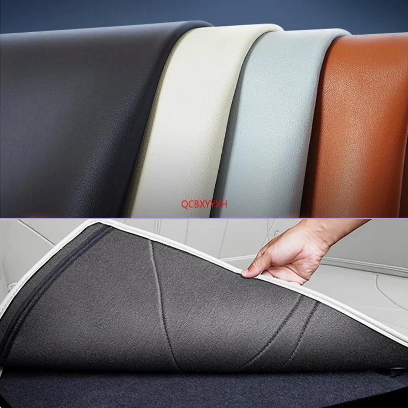 Car Trunk Main Cargo Liner Nappa Leather Mat For CHANGAN CS75 PLUS 2026-Present Auto Waterproof Wear-Resistant Pad Accessory