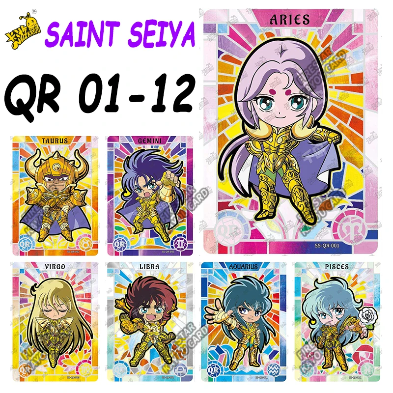 KAYOU Genuine Saint Seiya Card Set MR UR QR SR AR Full Set Series Athena Hades Poseidon Anime Card Awakening Collection Card Toy